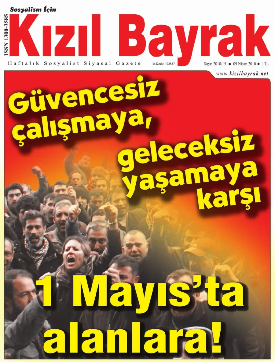 Kızılbayrak Yıl 2010 Sayı 15 09 Nisan kapak görseli