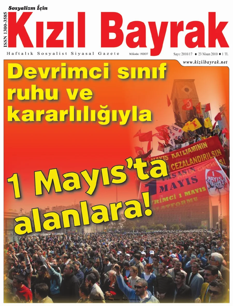 Kızılbayrak Yıl 2010 Sayı 17 23 Nisan kapak görseli