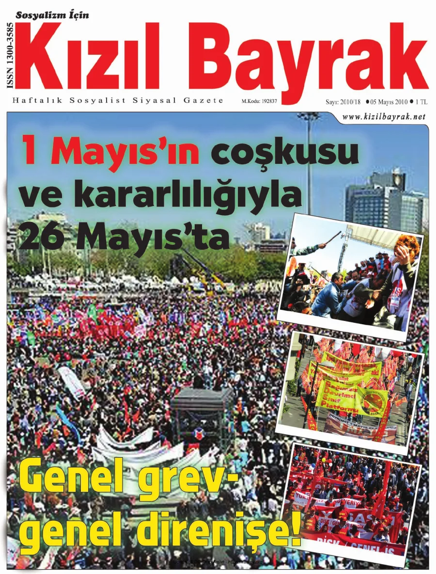 Kızılbayrak Yıl 2010 Sayı 18 05 Mayıs kapak görseli