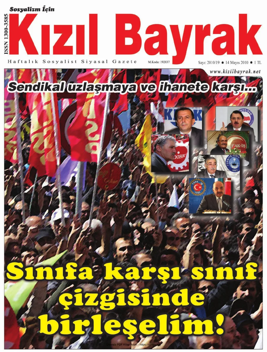 Kızılbayrak Yıl 2010 Sayı 19 14 Mayıs kapak görseli