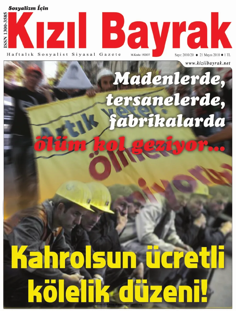 Kızılbayrak Yıl 2010 Sayı 20 21 Mayıs kapak görseli