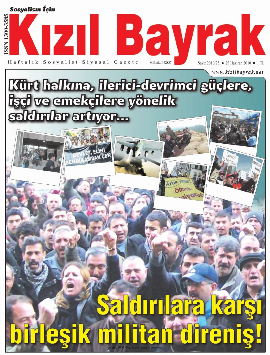 Kızılbayrak Yıl 2010 Sayı 25 25 Haziran kapak görseli