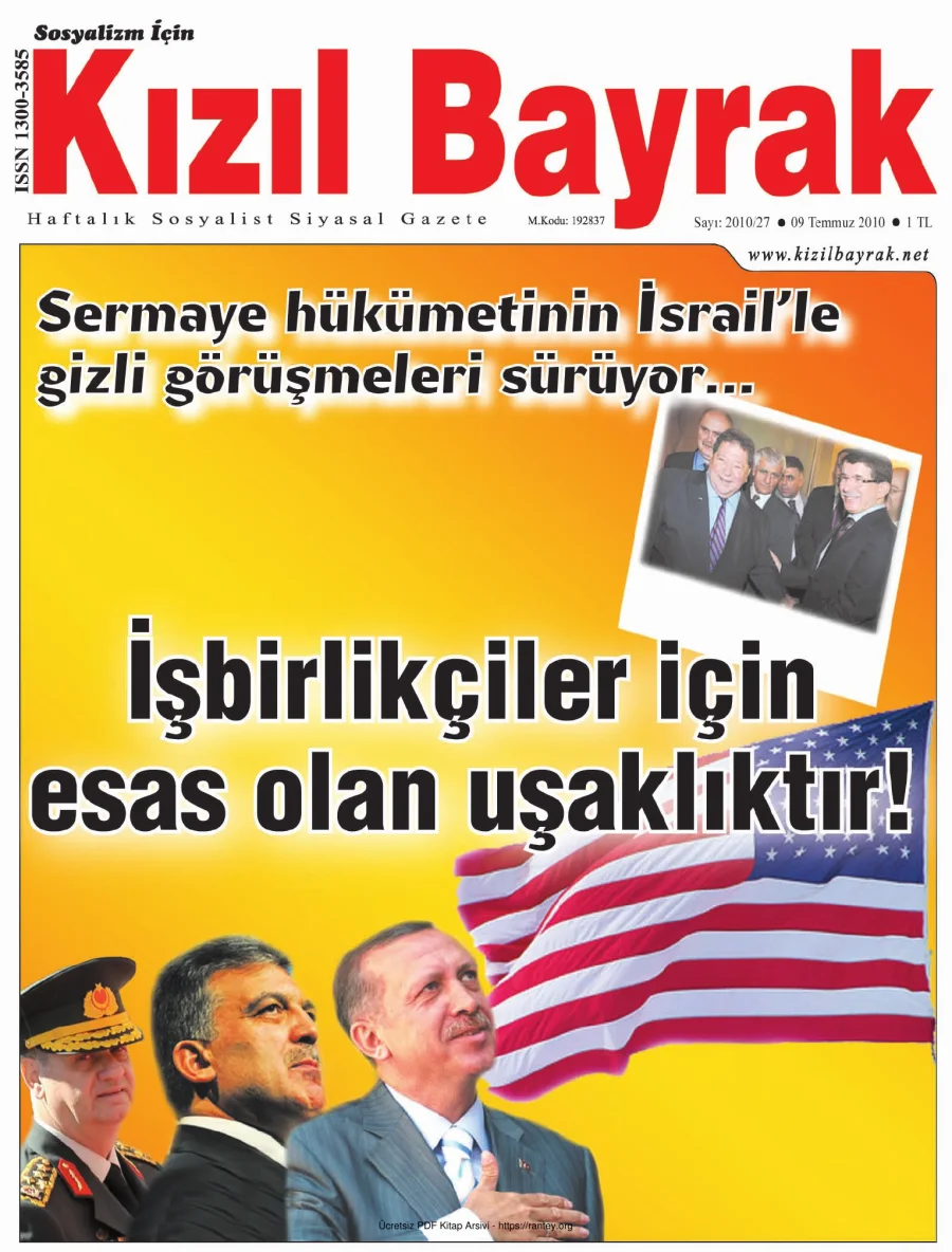 Kızılbayrak Yıl 2010 Sayı 27 09 Temmuz kapak görseli
