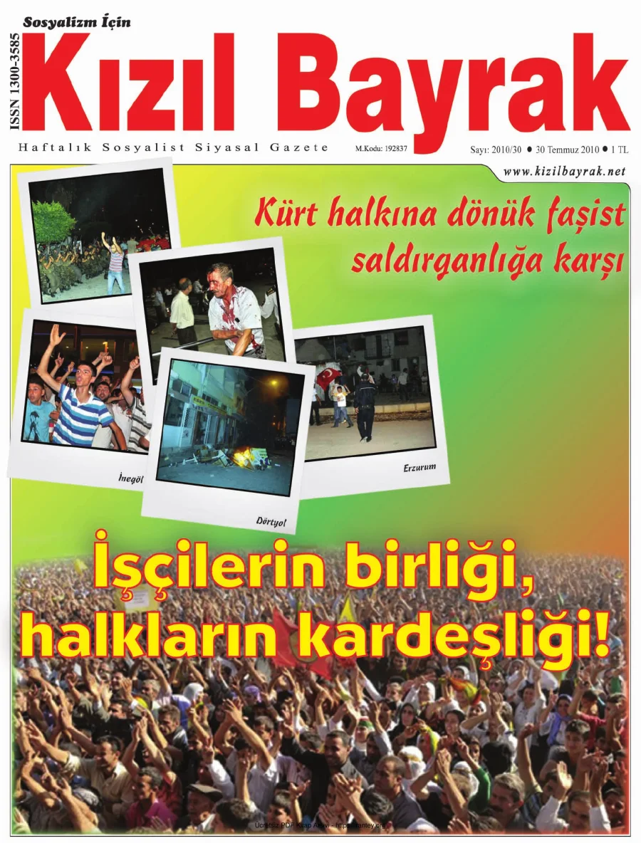 Kızılbayrak Yıl 2010 Sayı 30 30 Temmuz kapak görseli