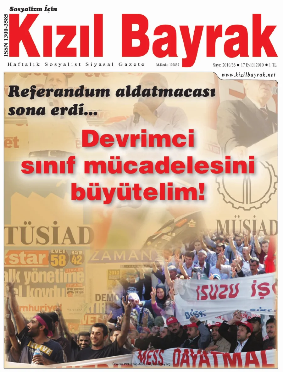 Kızılbayrak Yıl 2010 Sayı 36 17 Eylül kapak görseli