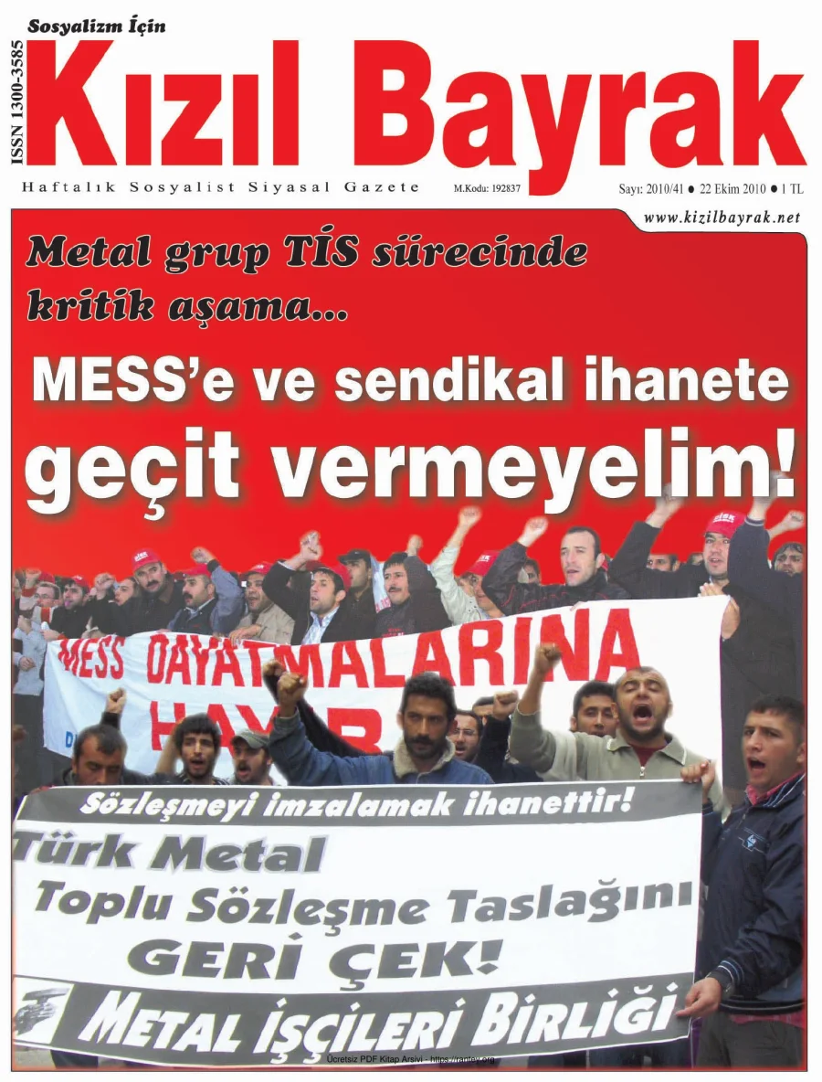 Kızılbayrak Yıl 2010 Sayı 41 22 Ekim kapak görseli