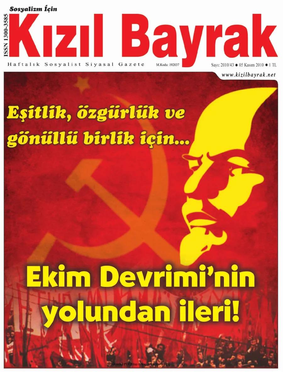 Kızılbayrak Yıl 2010 Sayı 43 05 Kasım kapak görseli
