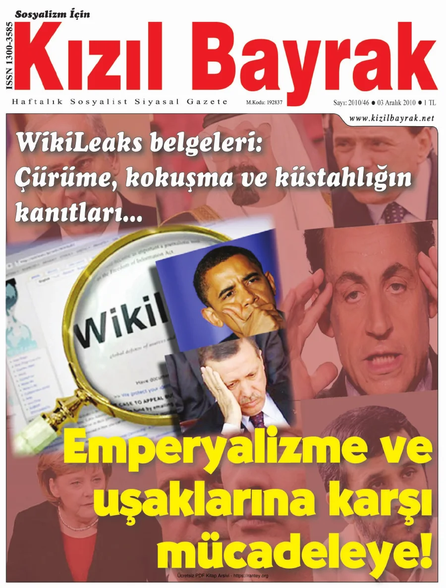 Kızılbayrak Yıl 2010 Sayı 46 03 Aralık kapak görseli