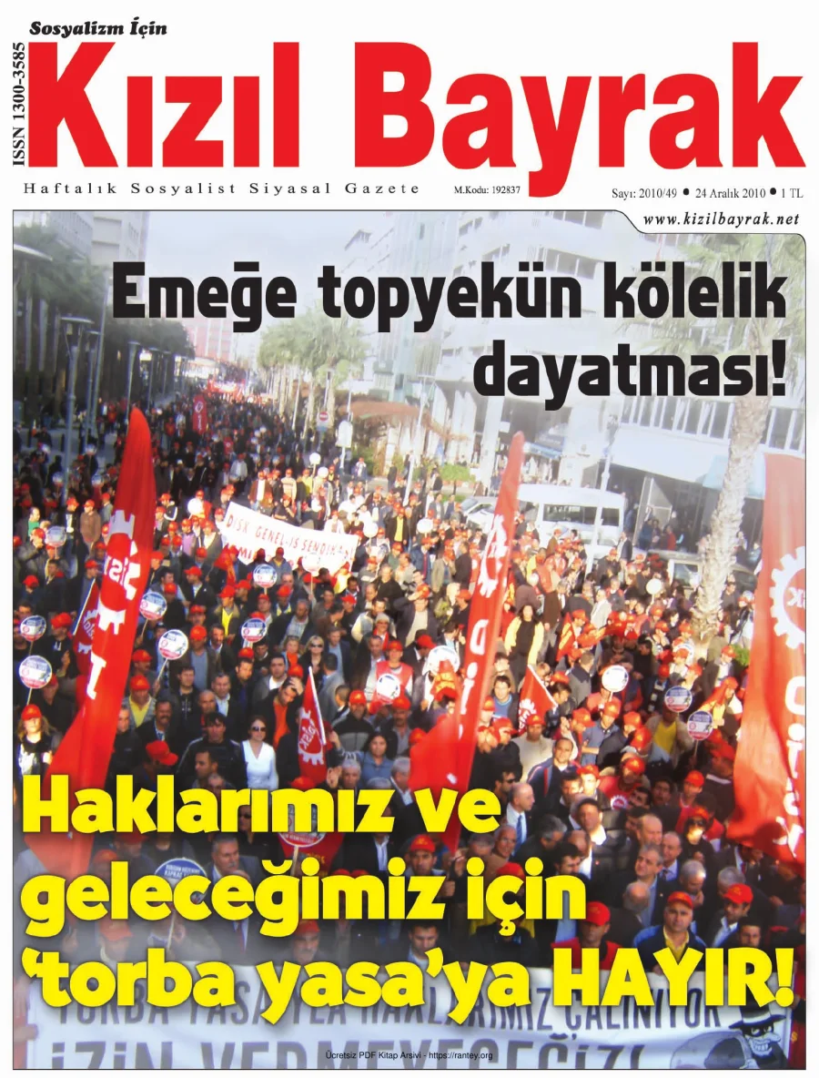 Kızılbayrak Yıl 2010 Sayı 49 24 Aralık kapak görseli