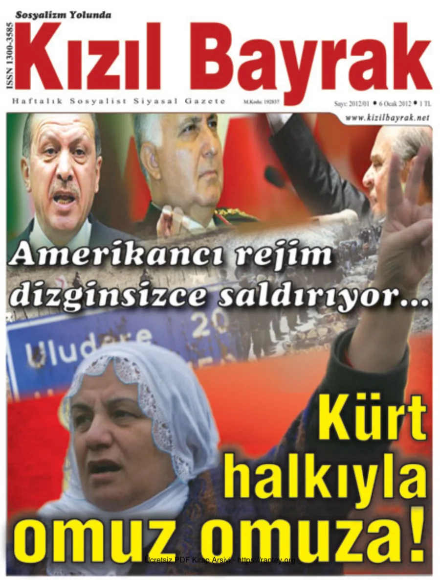 Kızılbayrak Yıl 2012 Sayı 01 06 Ocak kapak görseli
