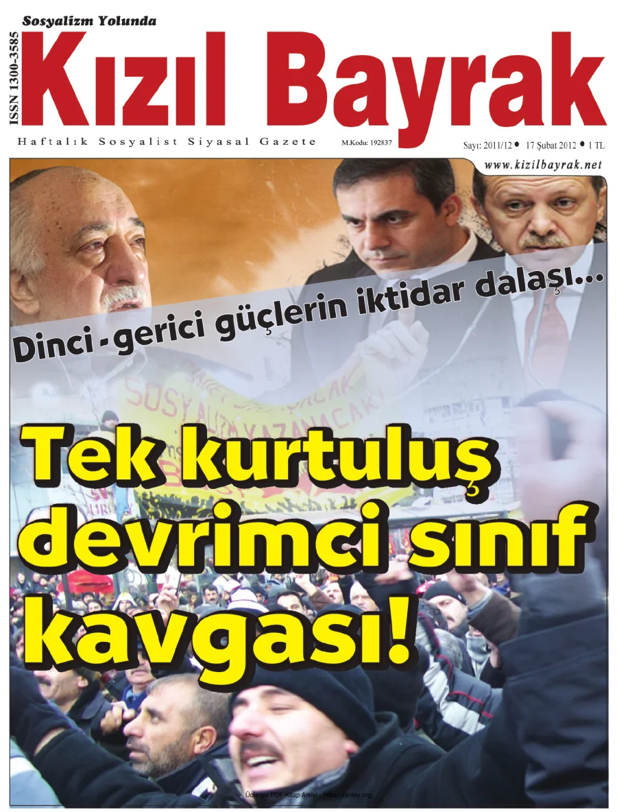 Kızılbayrak Yıl 2012 Sayı 07 17 Şubat kapak görseli