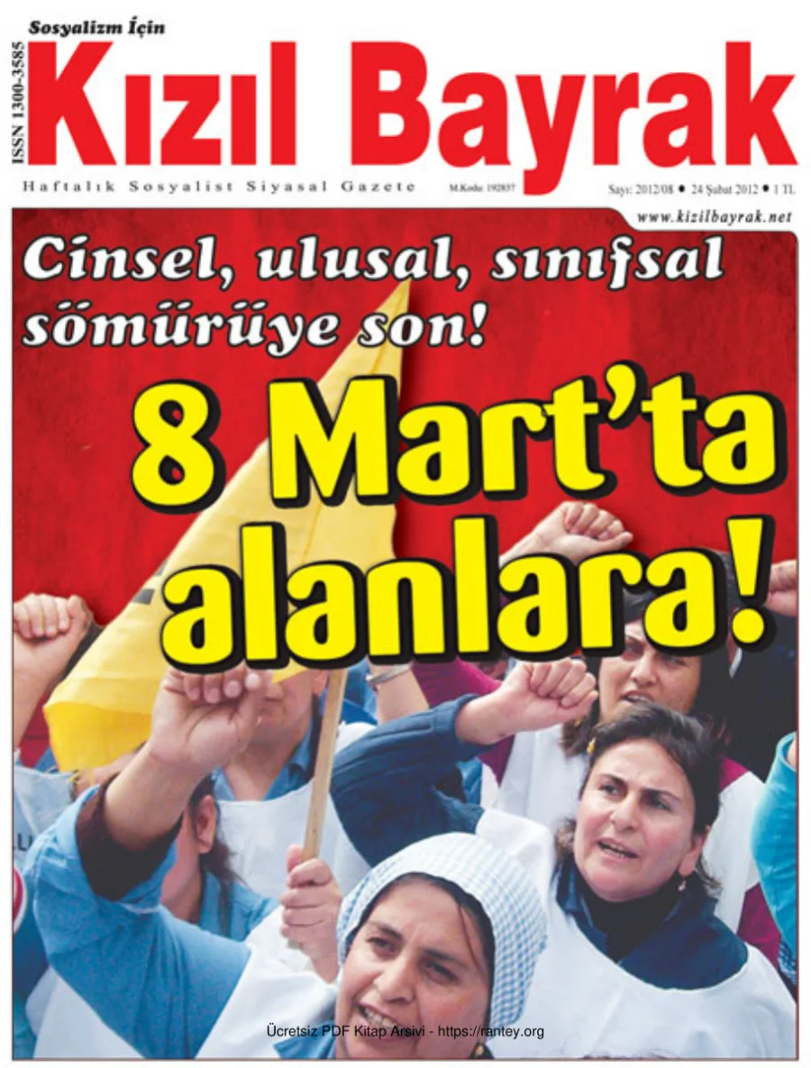 Kızılbayrak Yıl 2012 Sayı 08 24 Şubat kapak görseli