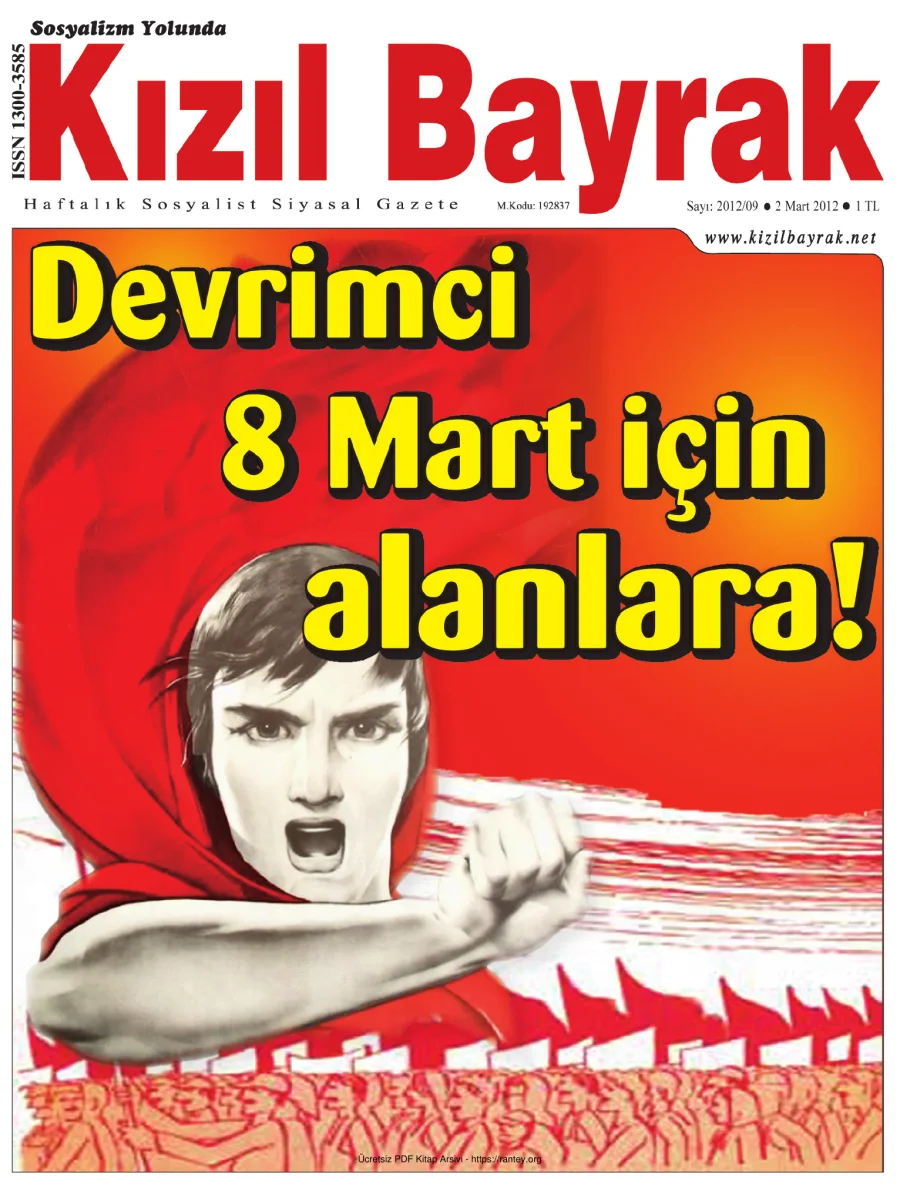 Kızılbayrak Yıl 2012 Sayı 09 02 Mart kapak görseli