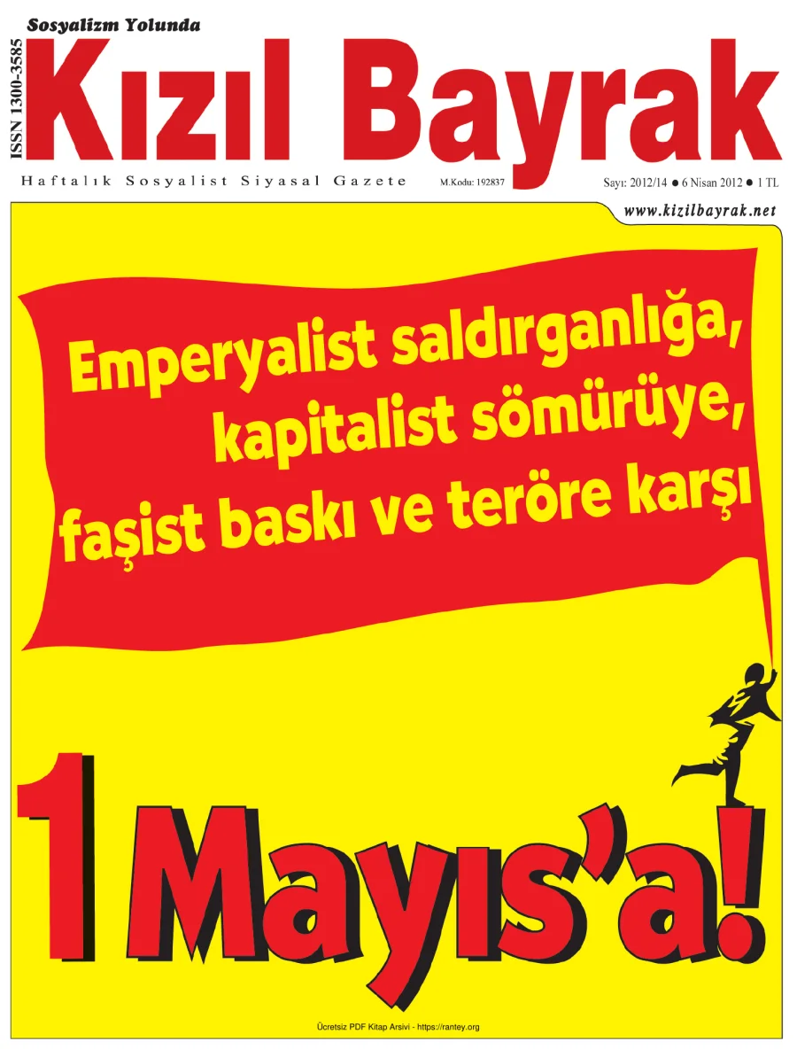 Kızılbayrak Yıl 2012 Sayı 14 06 Nisan kapak görseli
