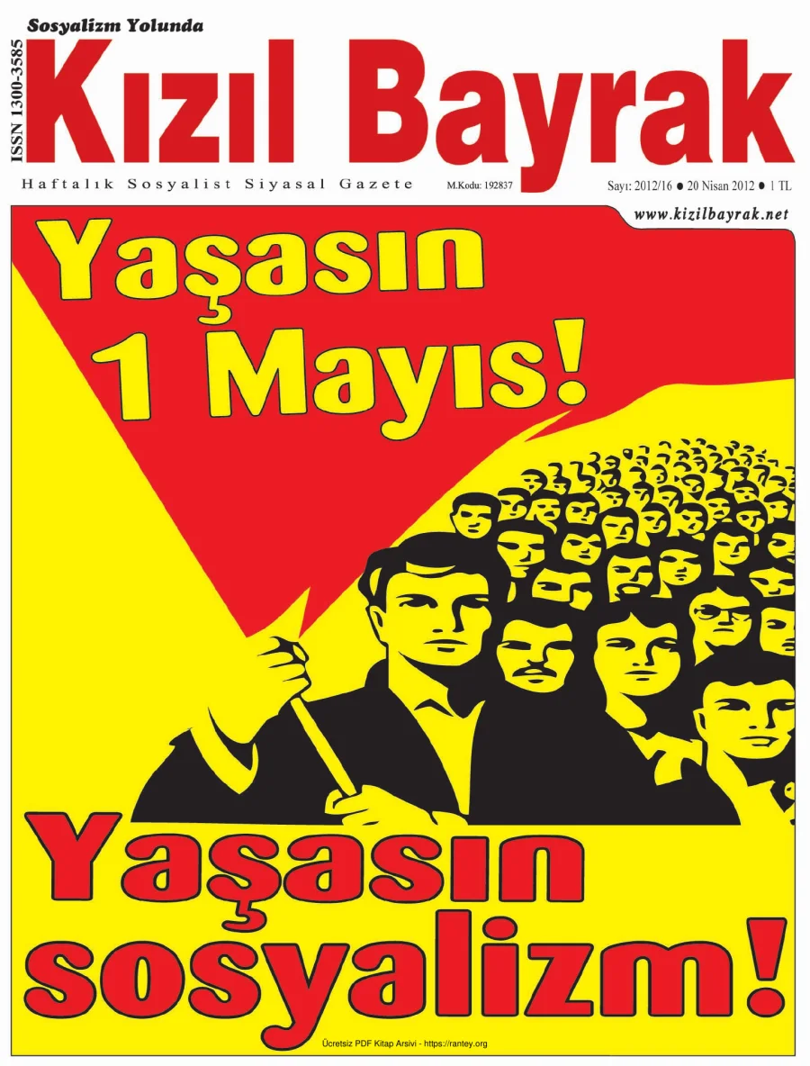 Kızılbayrak Yıl 2012 Sayı 16 20 Nisan kapak görseli