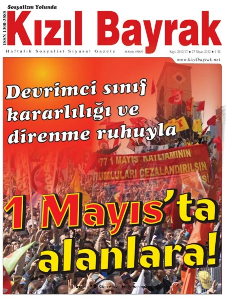 Kızılbayrak Yıl 2012 Sayı 17 27 Nisan kapak görseli