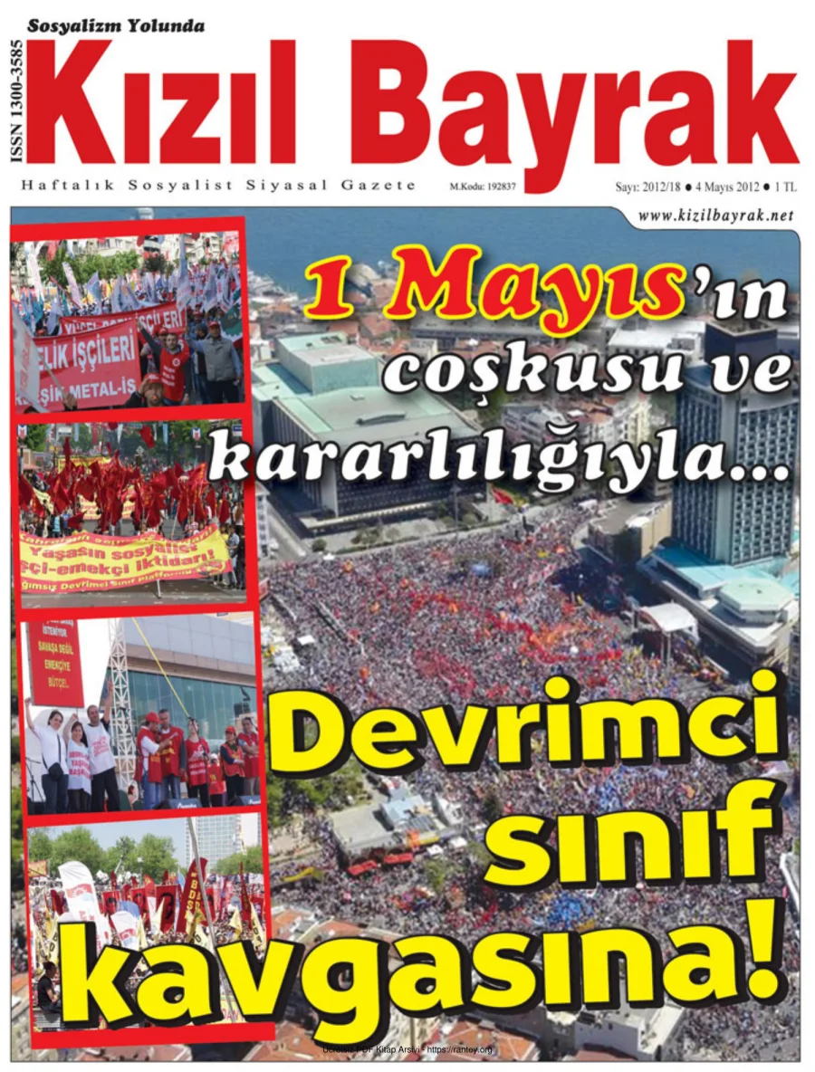Kızılbayrak Yıl 2012 Sayı 18 04 Mayıs kapak görseli