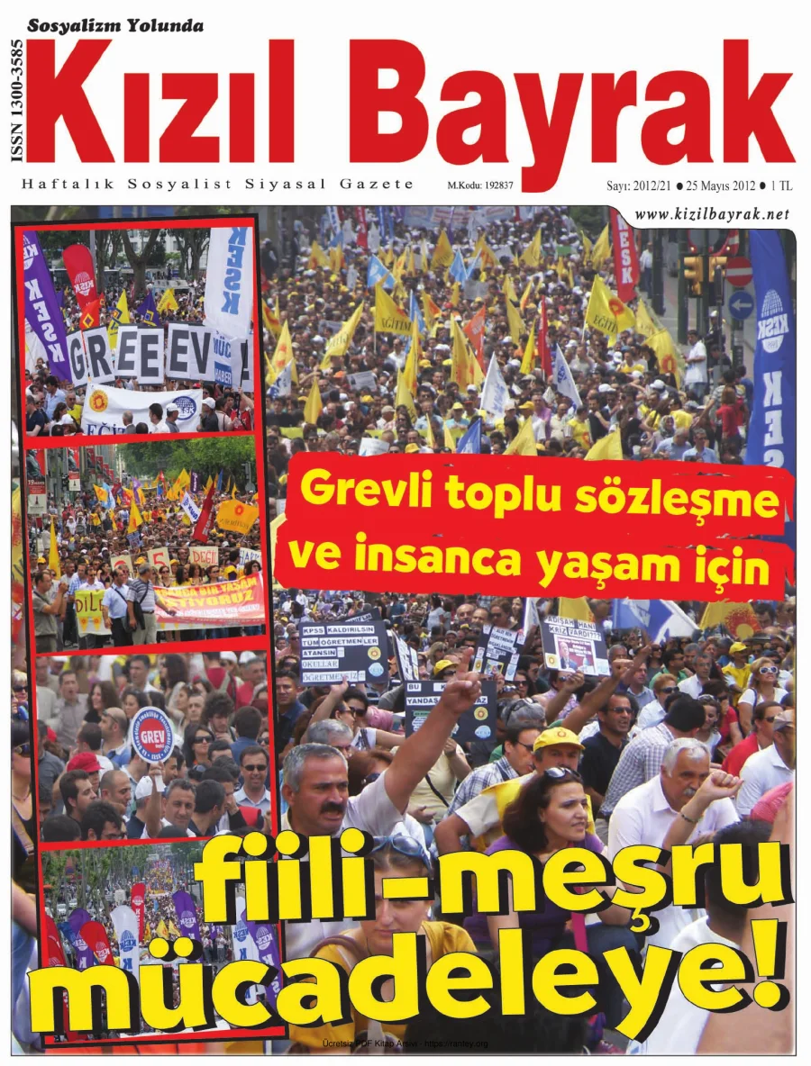 Kızılbayrak Yıl 2012 Sayı 21 25 Mayıs kapak görseli