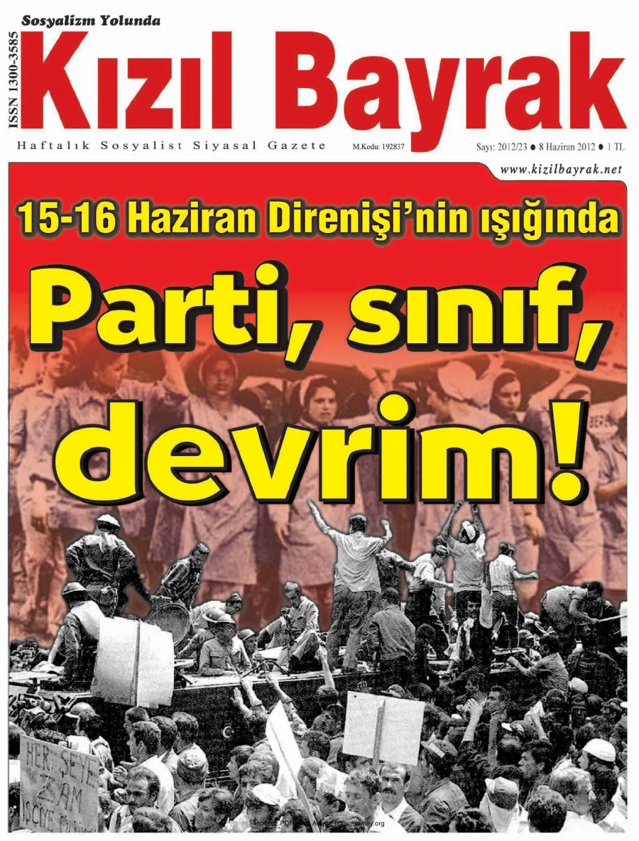Kızılbayrak Yıl 2012 Sayı 23 08 Haziran kapak görseli