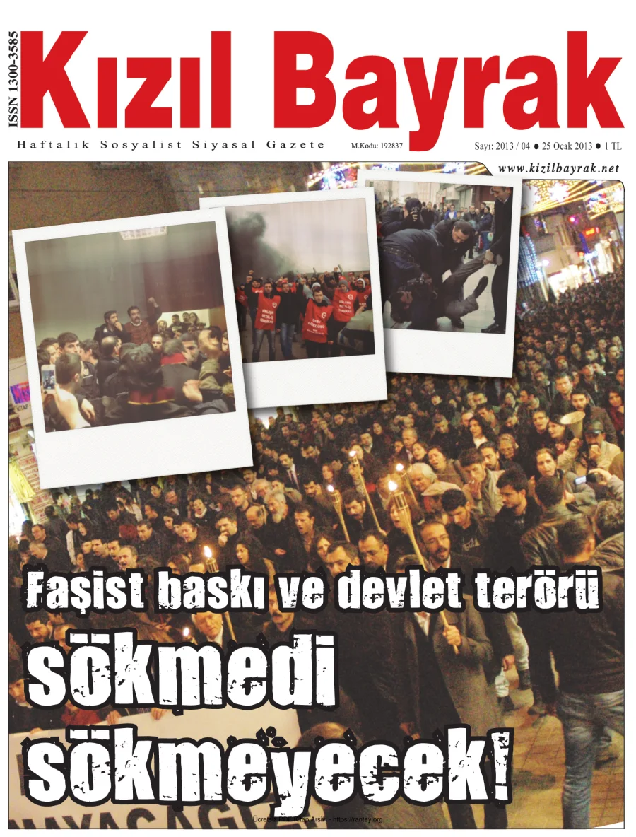 Kızılbayrak Yıl 2013 Sayı 04 28 Ocak kapak görseli