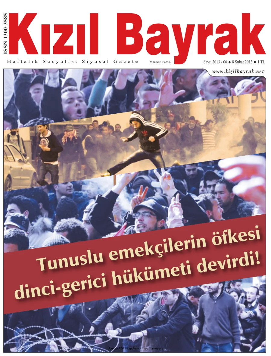 Kızılbayrak Yıl 2013 Sayı 06 08 Şubat kapak görseli
