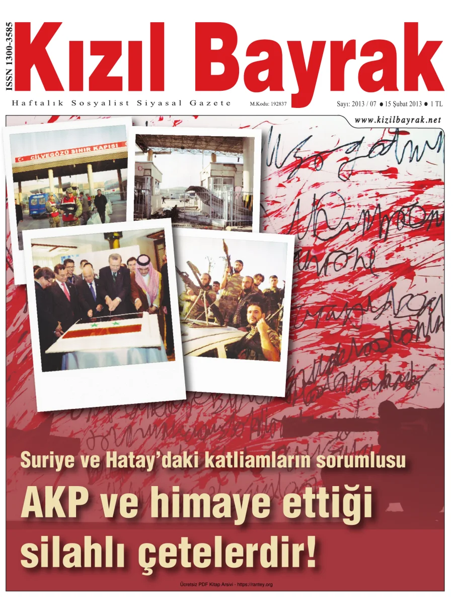 Kızılbayrak Yıl 2013 Sayı 07 15 Şubat kapak görseli