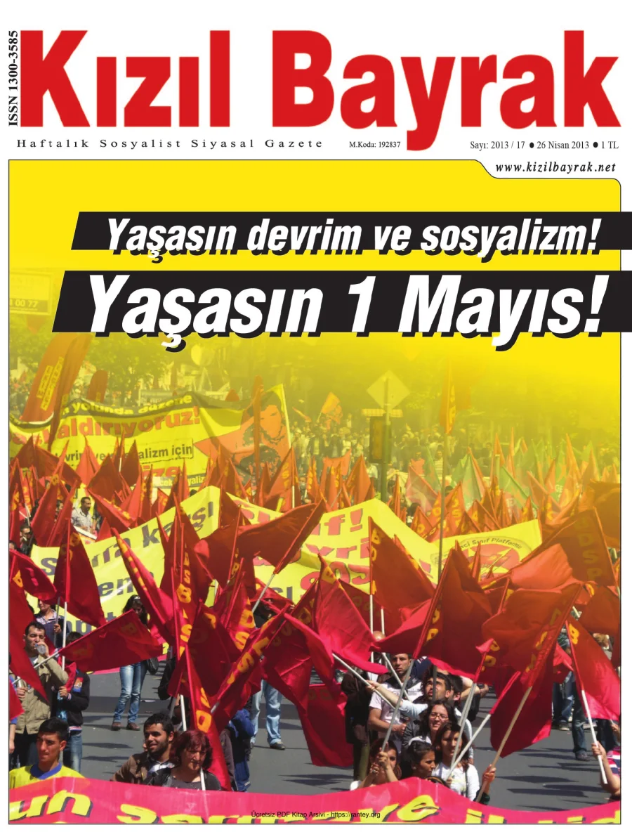 Kızılbayrak Yıl 2013 Sayı 17 26 Nisan kapak görseli
