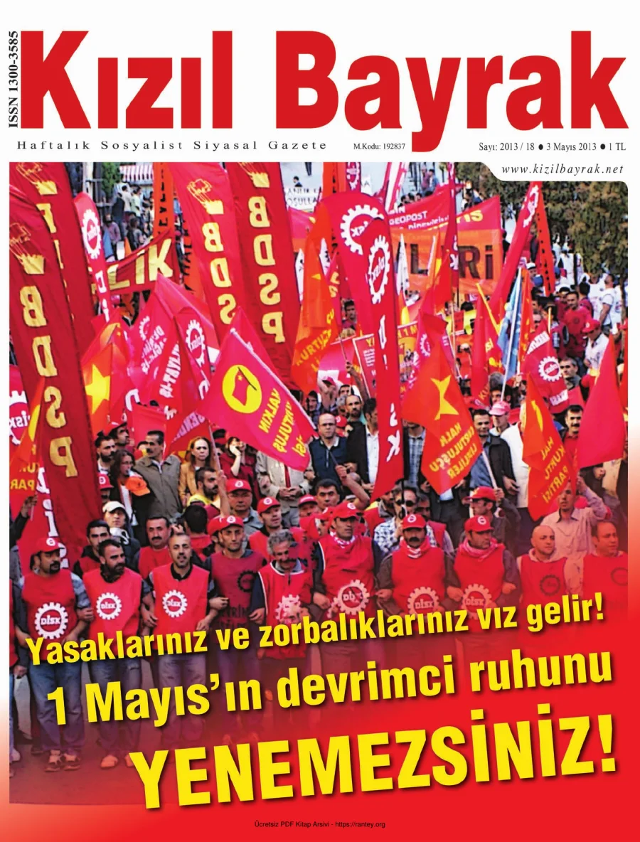 Kızılbayrak Yıl 2013 Sayı 18 03 Mayıs kapak görseli