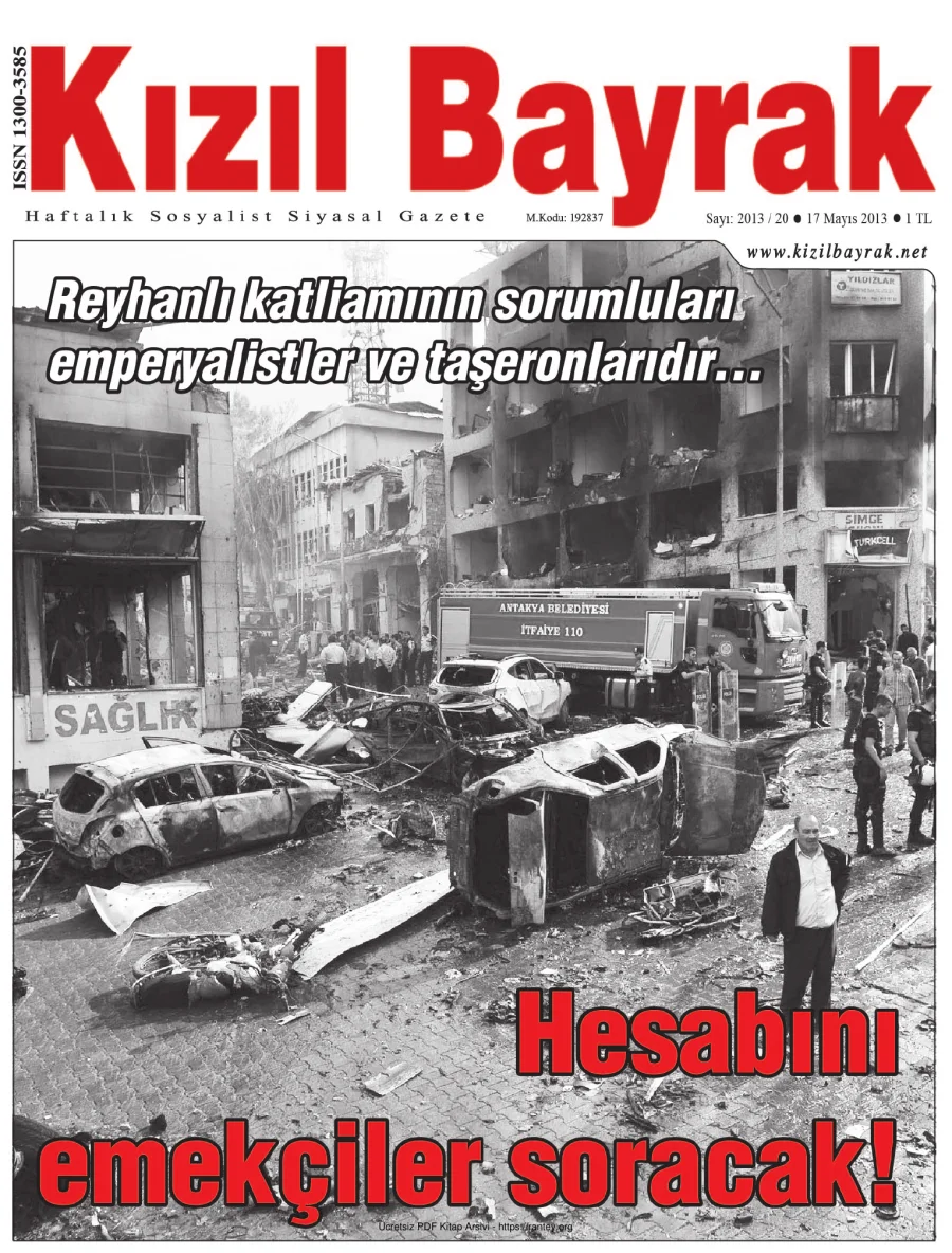 Kızılbayrak Yıl 2013 Sayı 20 17 Mayıs kapak görseli