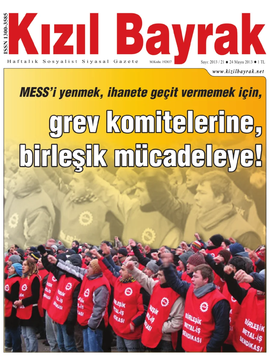 Kızılbayrak Yıl 2013 Sayı 21 24 Mayıs kapak görseli