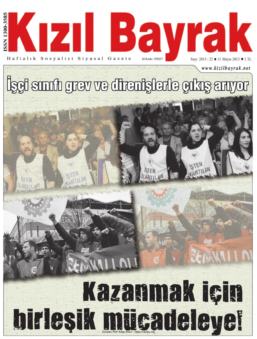 Kızılbayrak Yıl 2013 Sayı 22 31 Mayıs kapak görseli