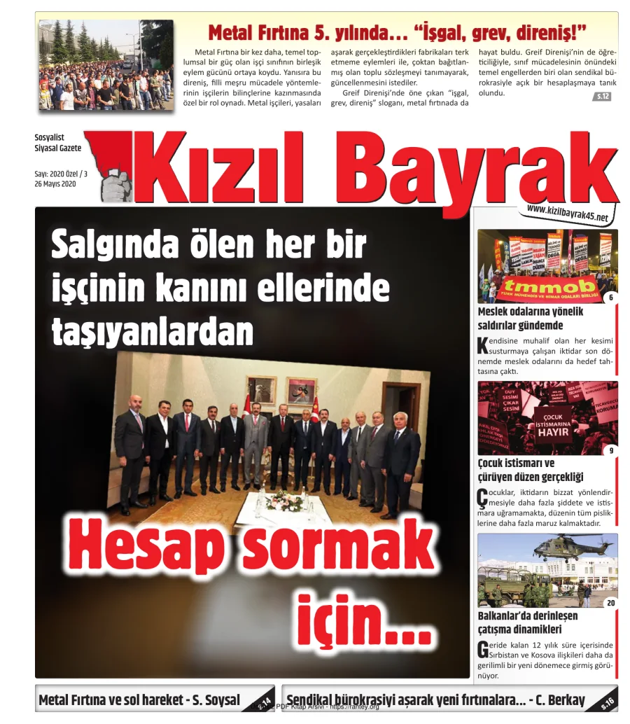 Kızılbayrak Yıl 2020 Özel Sayı 03 26 Mayıs kapak görseli
