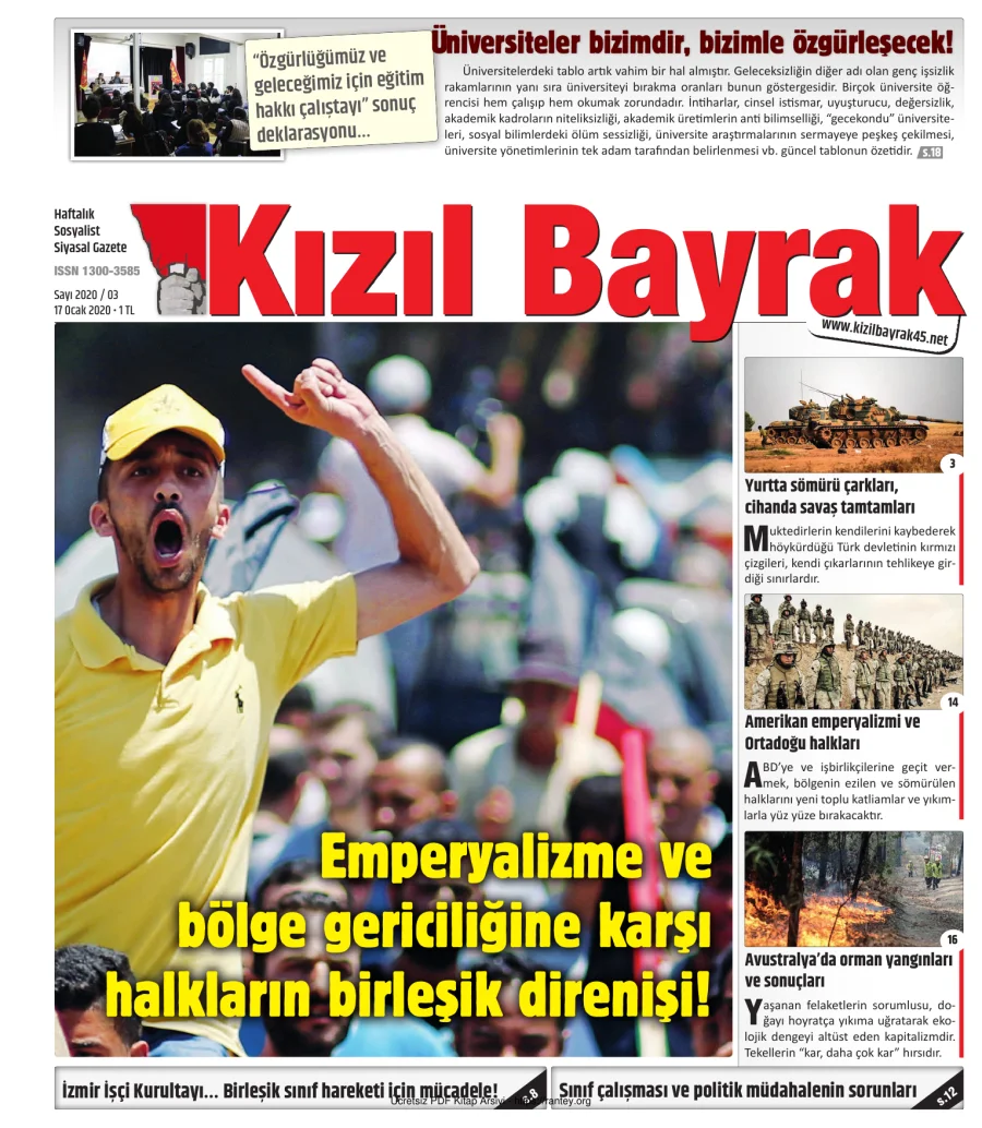 Kızılbayrak Yıl 2020 Sayı 03 17 Ocak kapak görseli