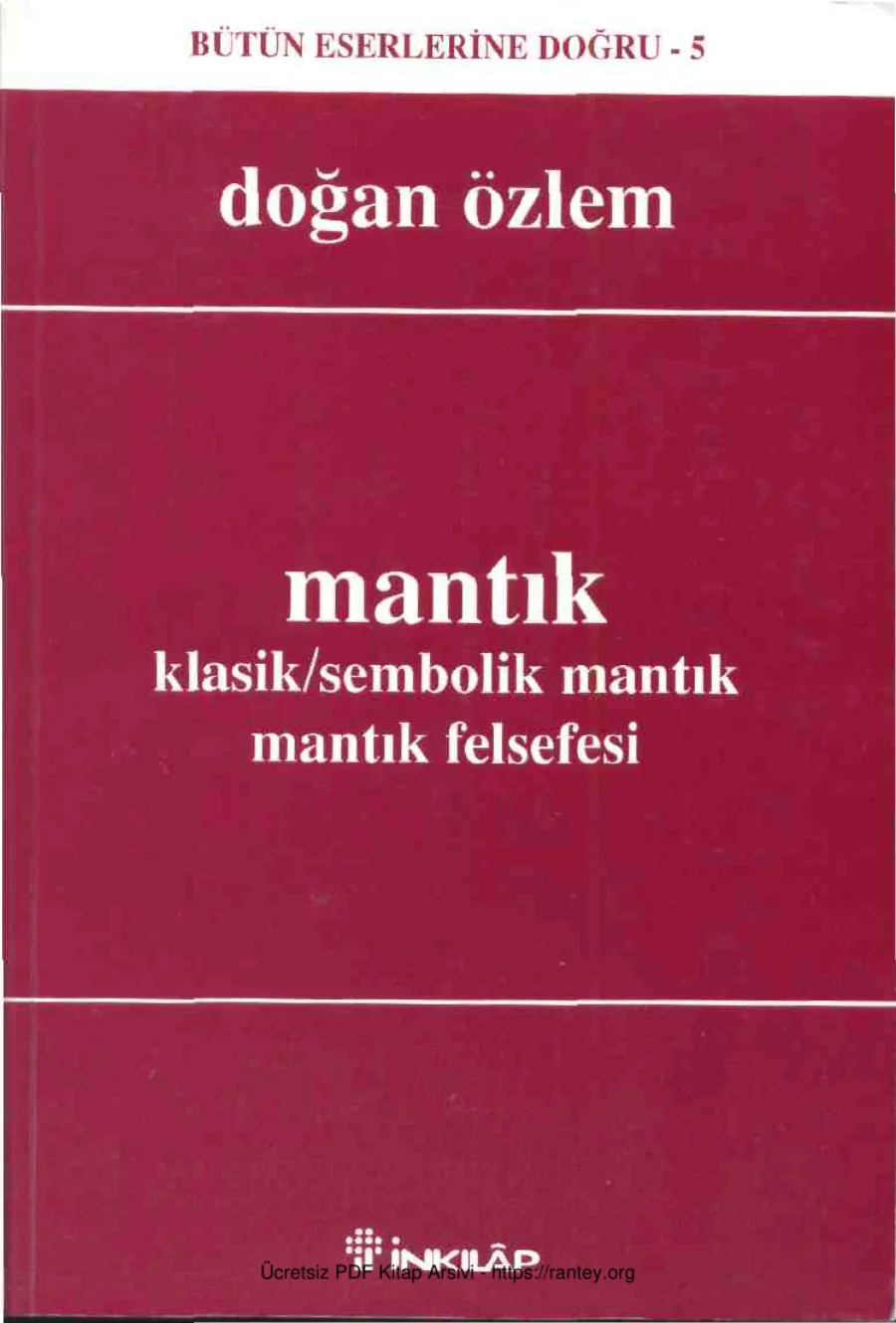 Klasik Sembolik Mantık Mantık kapak görseli