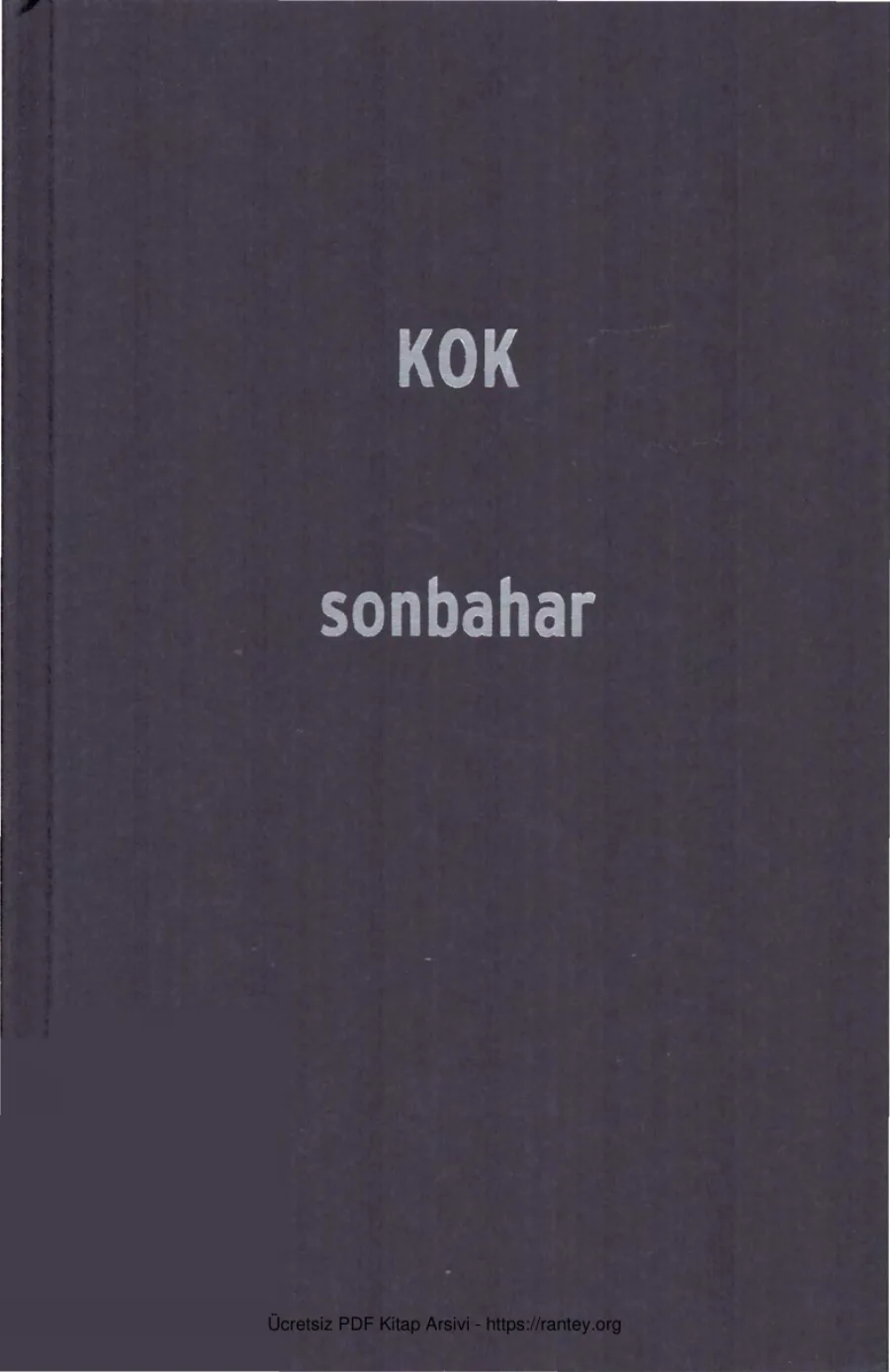 Knausgaard Sonbahar kapak görseli