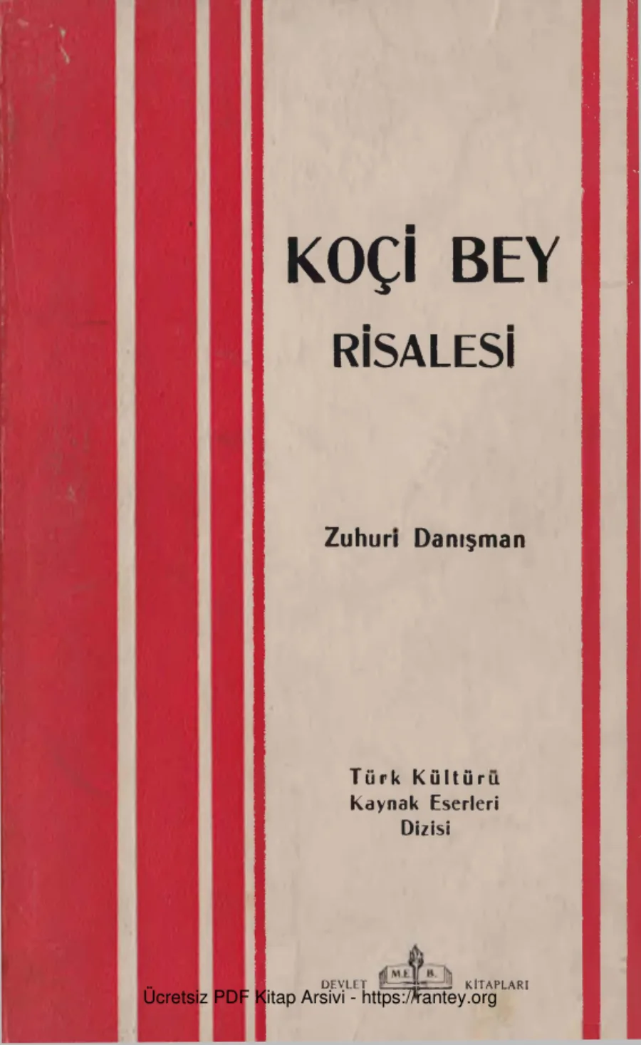 Koçi Bey Risalesi kapak görseli