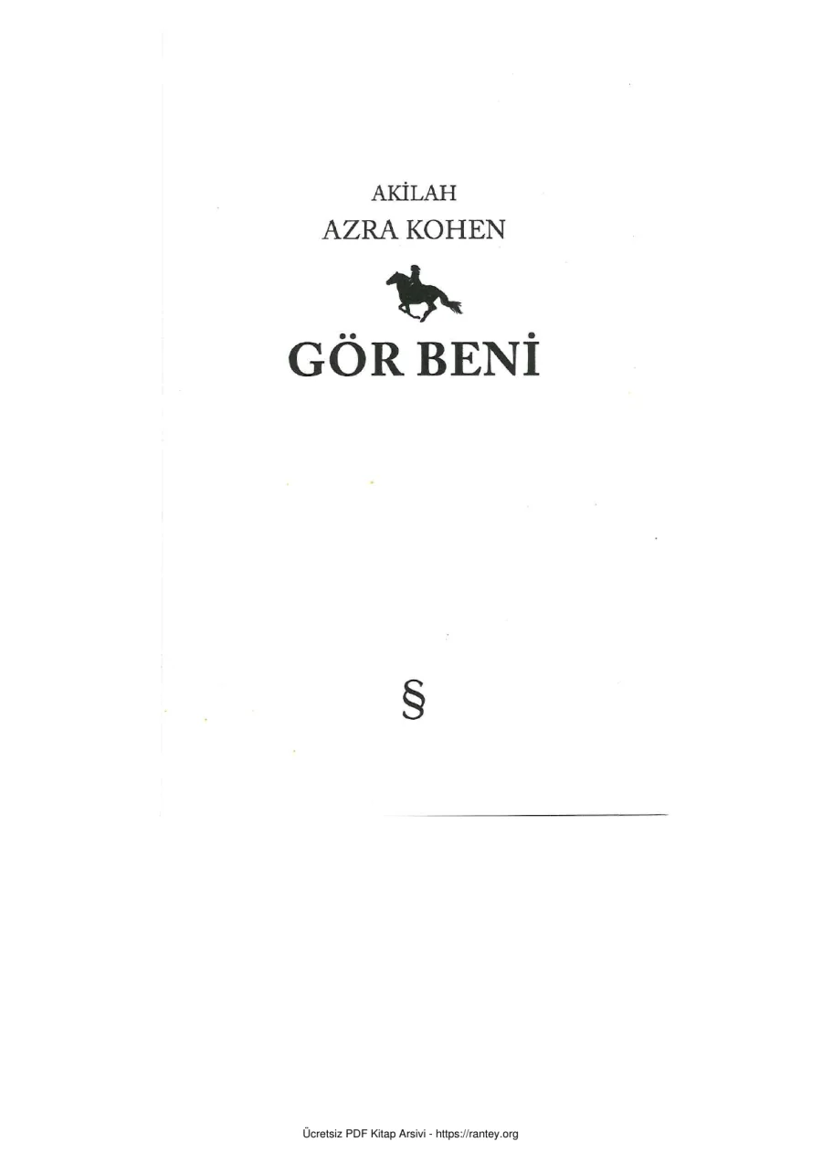 Kohen Gör Beni İki Devrin Hikayesi kapak görseli