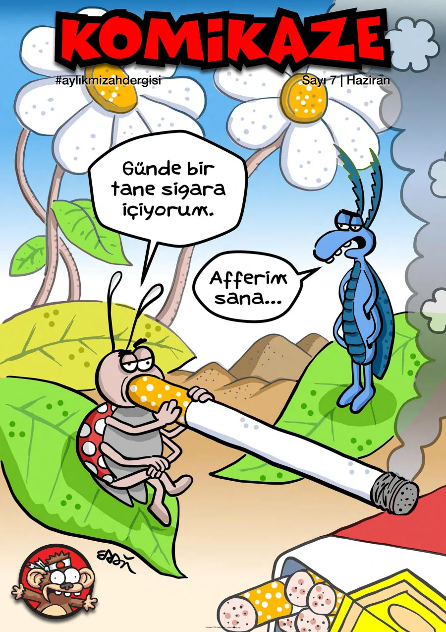 Komikaze Dergisi Sayı 07 - Haziran 2019 kapak görseli