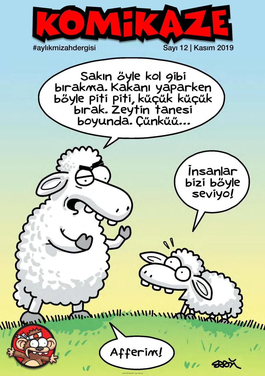 Komikaze Dergisi Sayı 12 - Kasım 2019 kapak görseli