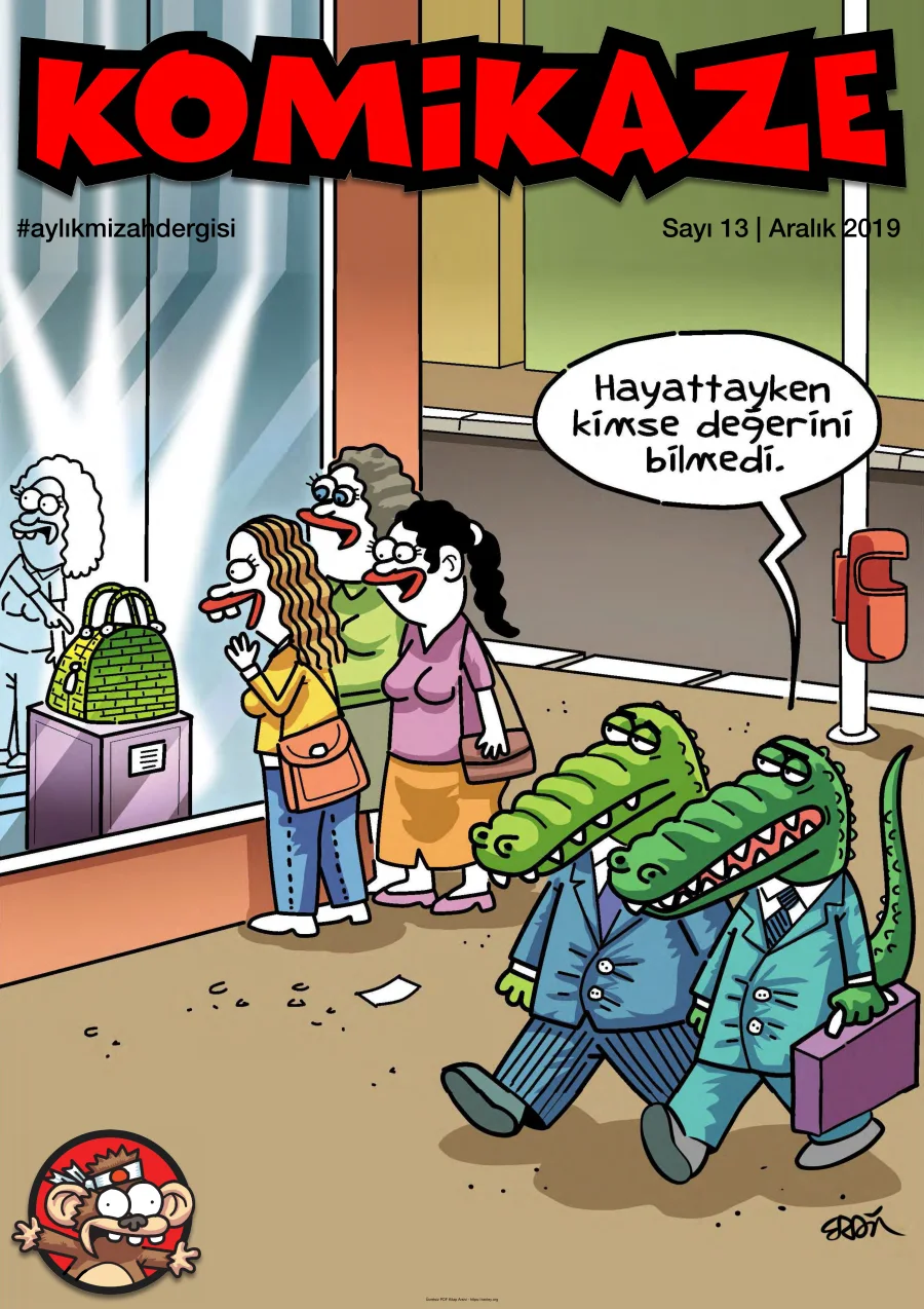 Komikaze Dergisi Sayı 13 - Aralık 2019 kapak görseli