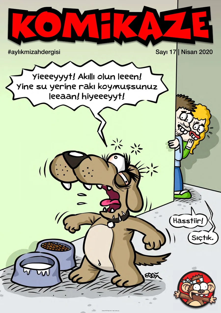 Komikaze Dergisi Sayı 17 - Nisan 2020 kapak görseli