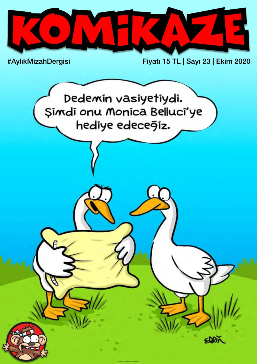 Komikaze Dergisi Sayı 23 - Ekim 2020 kapak görseli