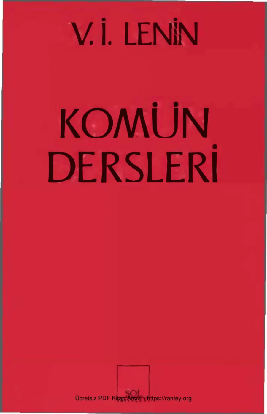 Komün Dersleri kapak görseli