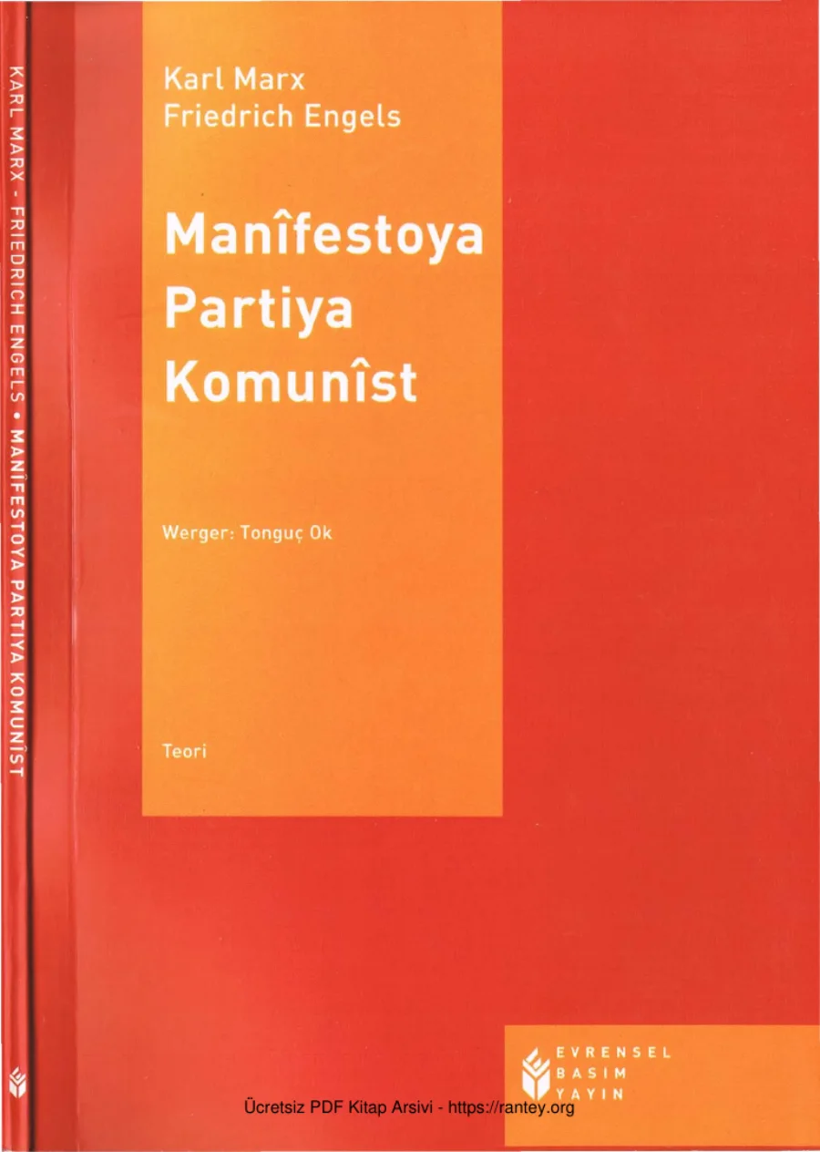 Komünist Manifesto Kürtçe kapak görseli