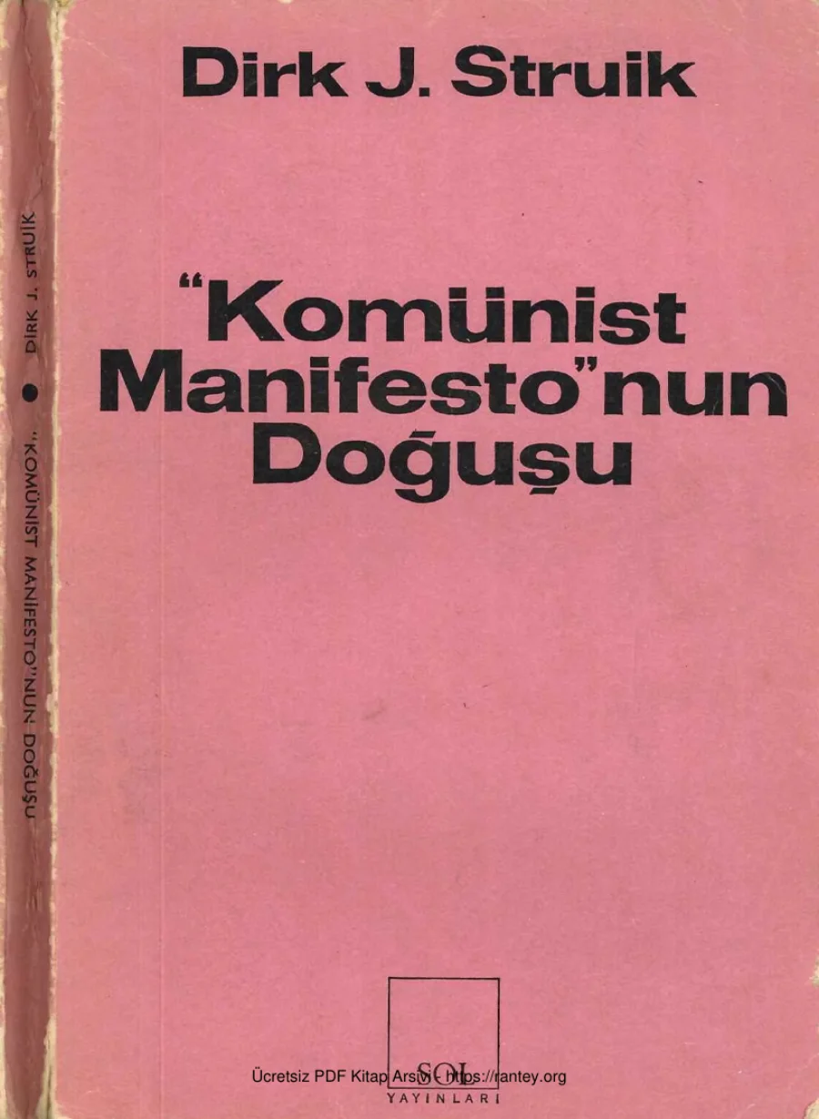 Komünist Manifesto'nun Doğuşu kapak görseli