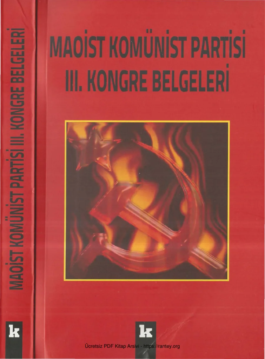 Komünist Partisi III Kongre Belgeleri kapak görseli