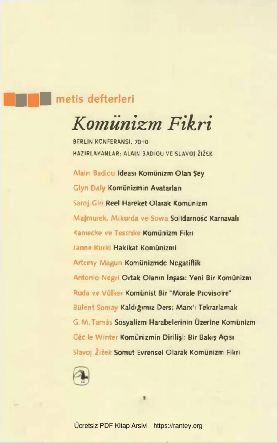 Komünizm Fikri kapak görseli