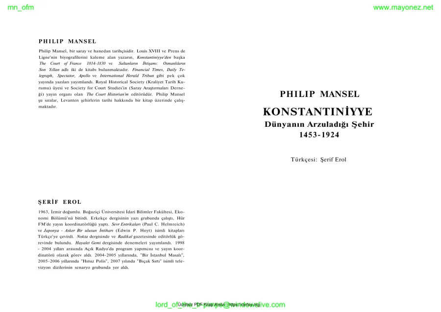 Konstantiniyye kapak görseli