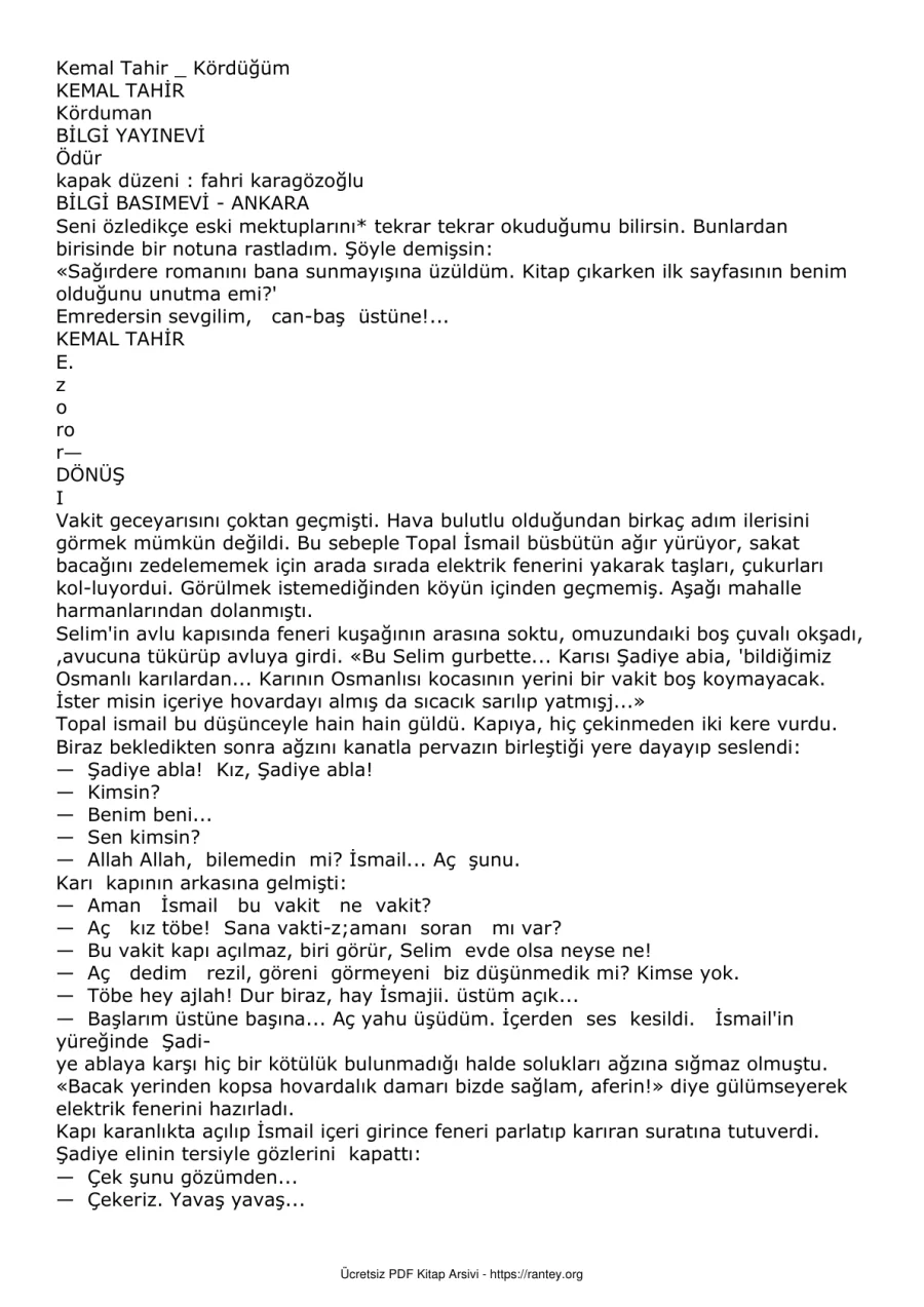 Kördüğüm kapak görseli