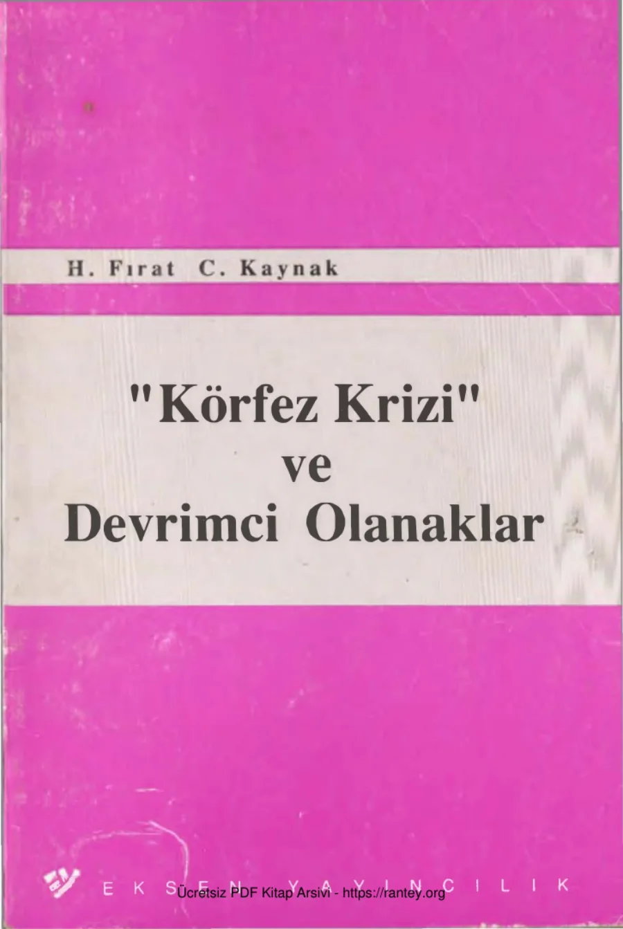 Körfez Krizi ve Devrimci Olanaklar kapak görseli